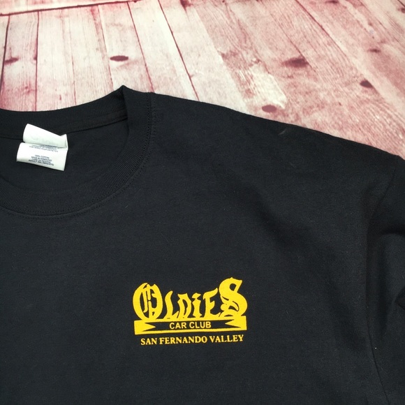 💙Oldies San Fernando Valley Car Club Black Long Sleeve Tee Size 2X - Picture 7 of 9